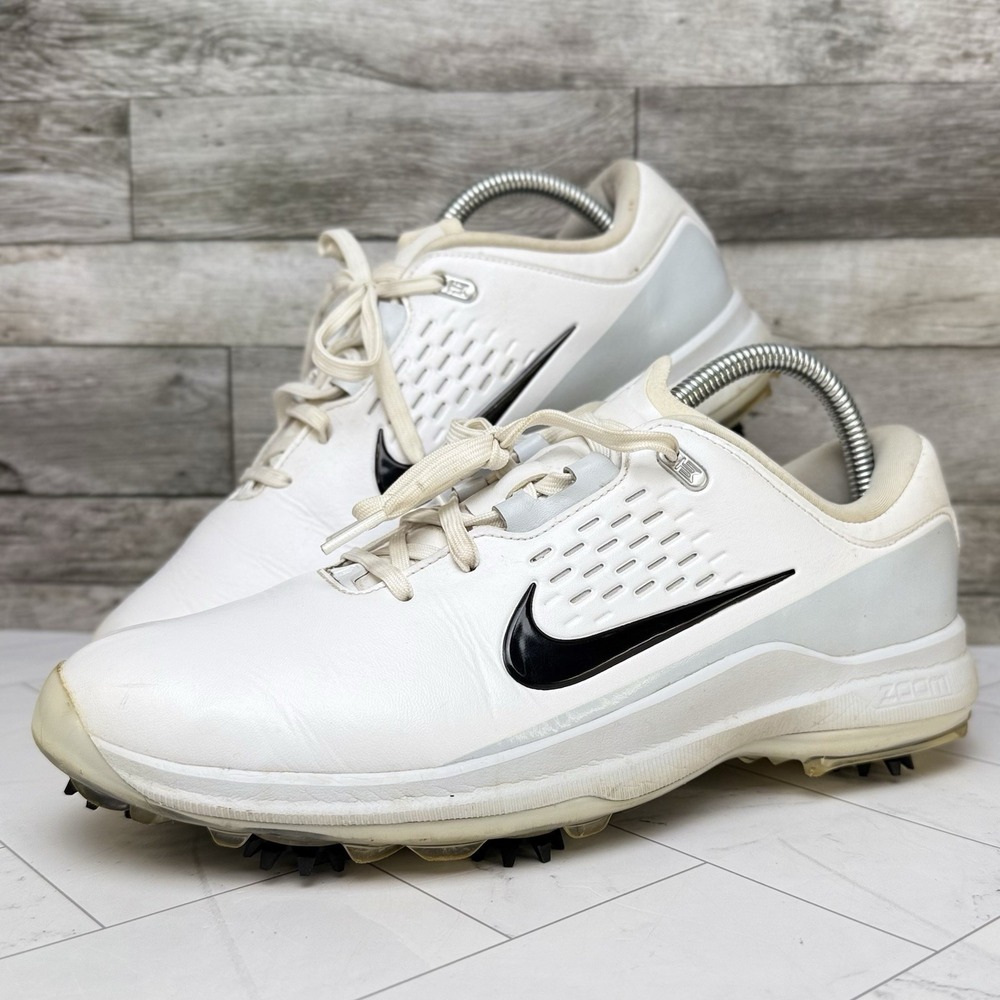 Nike Air Zoom TW Tiger Woods 20 Golf Shoes - Men's 8 - CI4510-100 w/ New Spikes